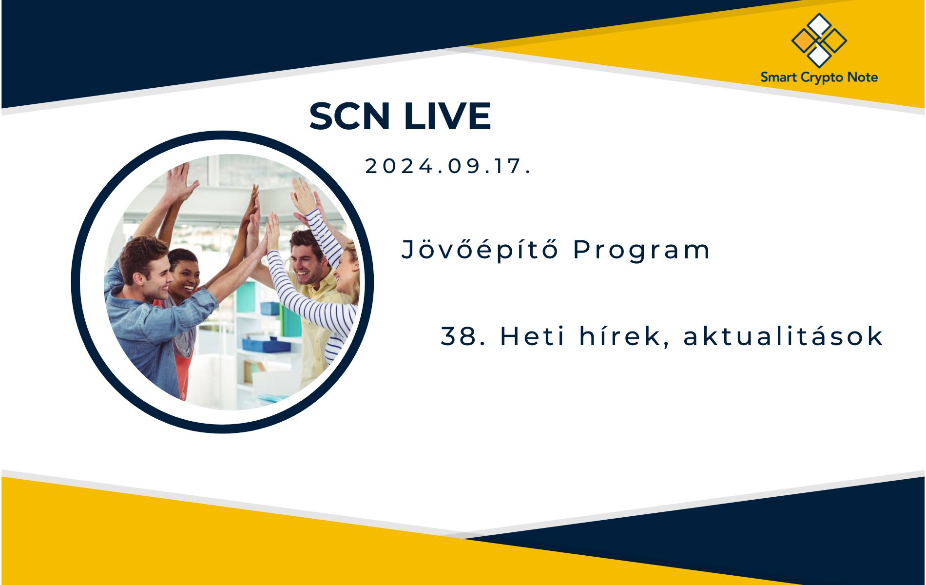 SCN Live - Jövőépítő Program 3.0 - 2024.09.18.